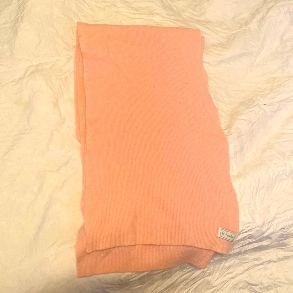 Benellon wide, and long pink lightweight scarf made in Italy